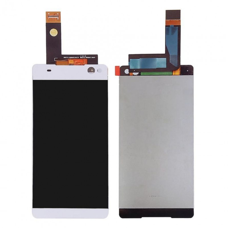 Buy Now LCD With Touch Screen For Sony Xperia C5 Ultra Dual - White Display Glass Combo Folder